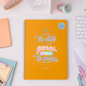 Libreta - Con Tu Arte Y Tus Ganas, Ya Nada Te Para