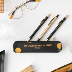 Set de escritura Black & Gold - Todo lo que hago antes del viernes