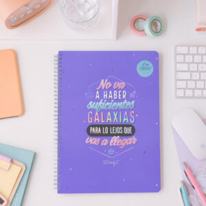 Libreta - No Va A Haber Suficientes Galaxias Para Lo Lejos Que Vas A Llegar