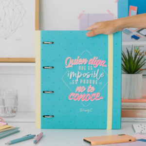 Carpeta con Anillas - Quien Diga Que Es Imposible, No Te Conoce