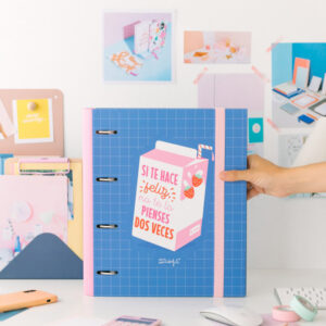 Carpeta con Anilla - Si Te Hace Feliz No Te Lo Pienses Dos Veces