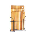 Set 3 Tablas de Corte con Soporte  | Teca