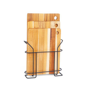 Set 3 Tablas de Corte con Soporte  | Teca