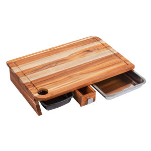 Tabla con 3 Compartimentos | Teca
