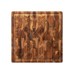 Tabla De Picoteo Premium 35.5 x 35.5 cm | Teca