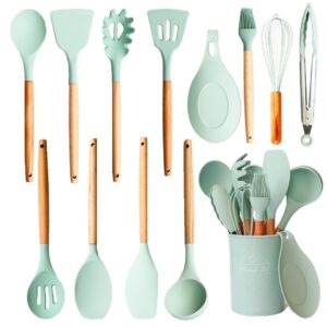 Set 13 Utensilios de Silicona | Menta