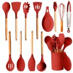 Set 13 Utensilios de Silicona | Rojo