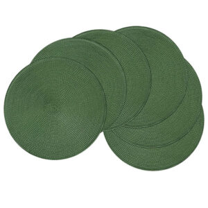 Set de 6 Individuales Redondos 38 Cm | Verde