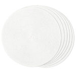 Set de 6 Individuales Redondos 38 Cm | Blanco