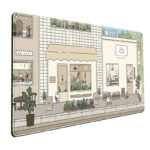 Mouse Pad Ciudad Conejo